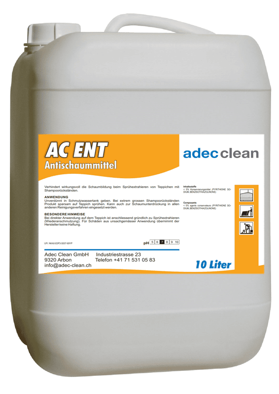 AC ENT | Entschäumer | 10 Liter AC ENT | Entschäumer | 10 Liter