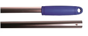 Aluminiumstiel mit Softgrip | 140 cm | blau