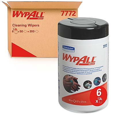 Wypall Reinigungstücher feucht | 27 x 27 cm | Box à 50 Tücher