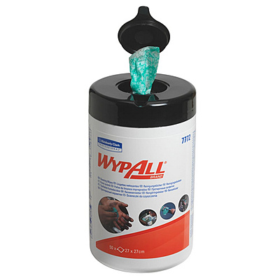 Wypall Reinigungstücher feucht | 27 x 27 cm | Box à 50 Tücher Wypall Reinigungstücher feucht | 27 x 27 cm | Box à 50 Tücher