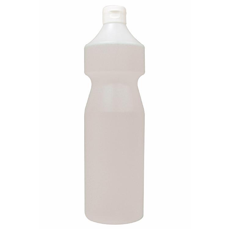 Rundflasche | 1 Liter | mit Griffmulde neutral