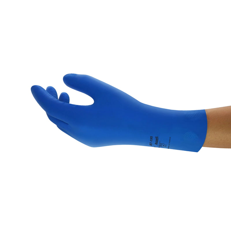Ansell AlphaTec® 87-195 | Latex | blau | Grösse S Ansell AlphaTec® 87-195 | Latex | blau | Grösse S