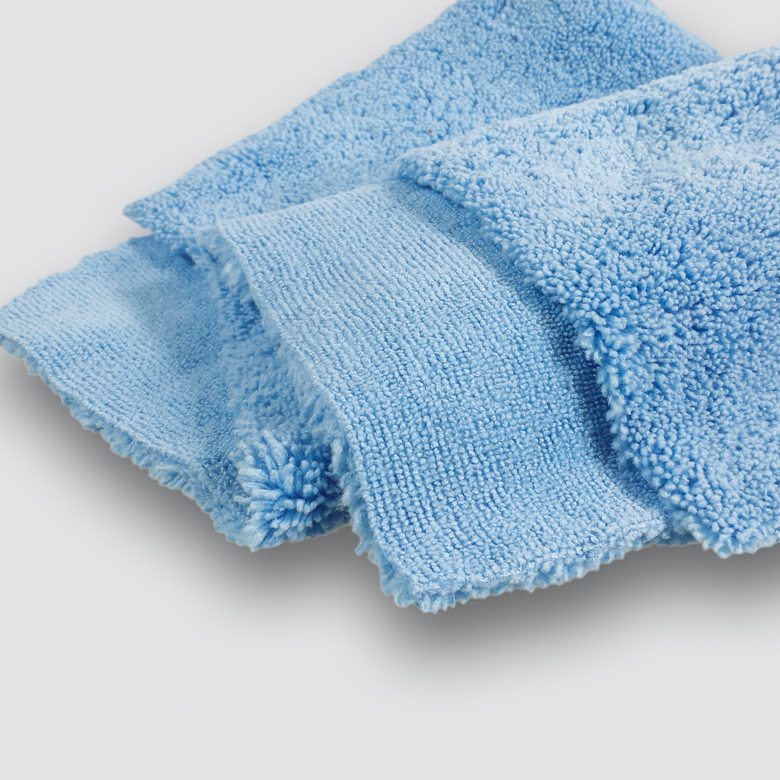 Polish-Line Hochflor randlos | blau | 38 × 38 cm