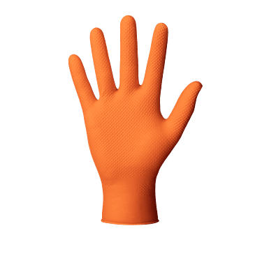 Mercator gogrip Nitrilhandschuhe | orange | Grösse M