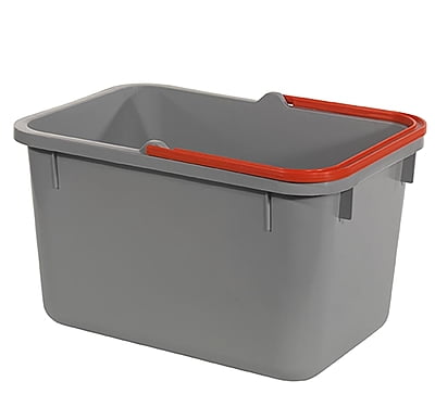 17 Liter Eimer | grau | mit Farbcodierung