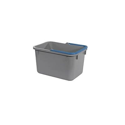 17 Liter Eimer | grau | mit Farbcodierung
